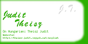 judit theisz business card